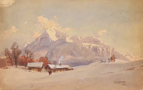 Edward Harrison Compton, Untitled, Watercolor/Gouache