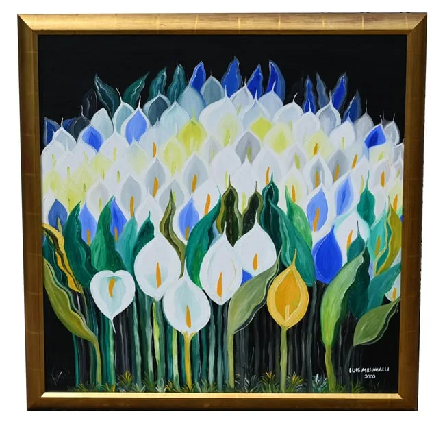 Luis Millingalli, Cartuchos, Acrylic on Canvas