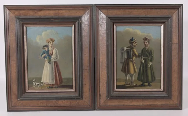 Untitled by Alexander Osipovich Orlovsky, Oil on Tin, offered Jun 2025