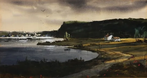 Marc Moon, Province Town, Watercolor