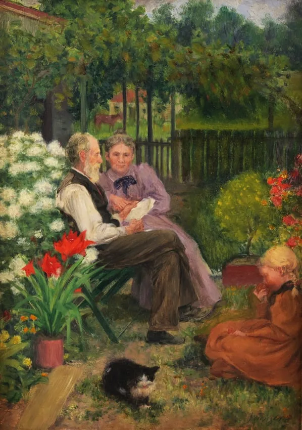 August Franzén, Untitled, Oil on Panel