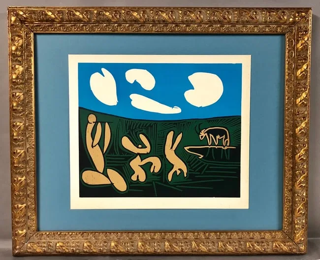Untitled by Pablo Picasso, Linocut, sold Jun 2025