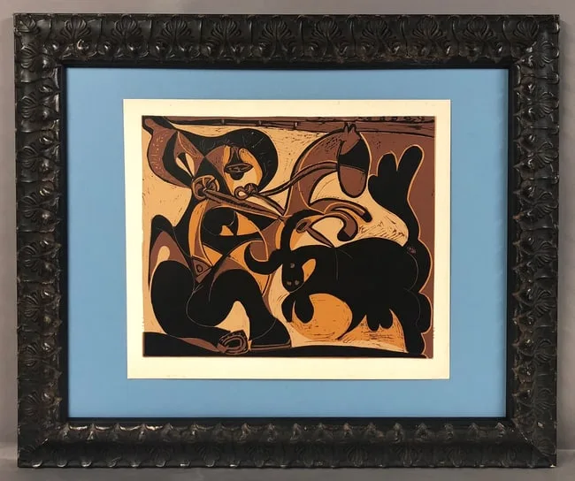 Untitled by Pablo Picasso, Linocut, sold Jun 2025