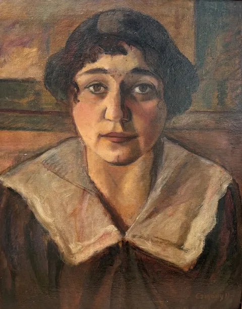 Dezső Czigány, Untitled, Oil on Board