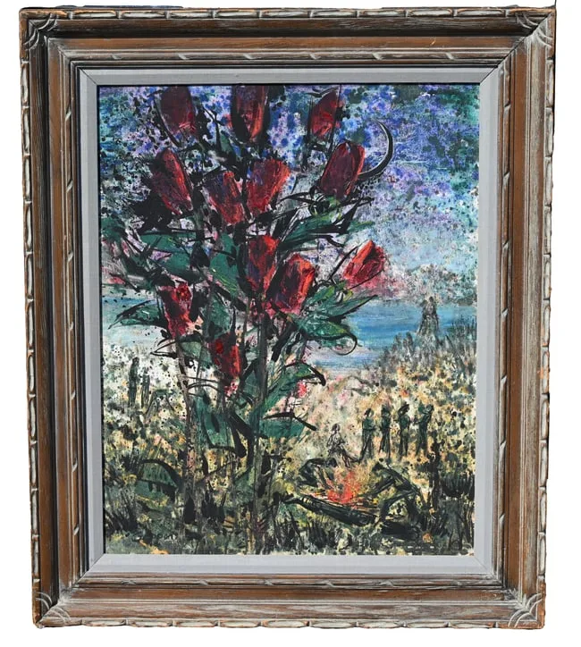 Untitled by Angelo Gepponi, Oil on Board, offered Jun 2025