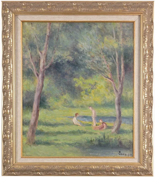 Untitled by Maximilien Luce, Oil on Canvas, sold Aug 2025