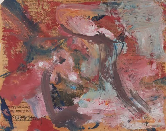 Untitled by Willem de Kooning, oil, sold Aug 2025