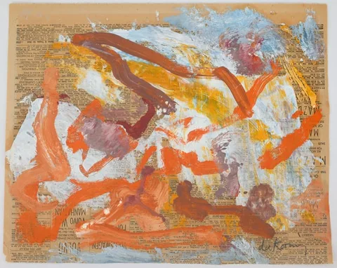 Willem de Kooning, Untitled, Oil