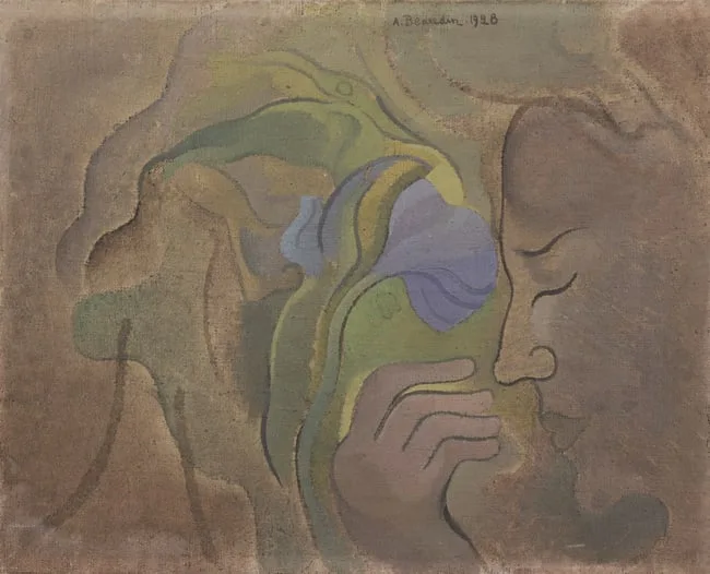 Untitled by André Beaudin, Oil on Canvas, sold Aug 2025
