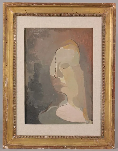 André Beaudin, Portrait de femme, 1928, Oil on Canvas