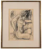 Marcel Gromaire, Seated Nude