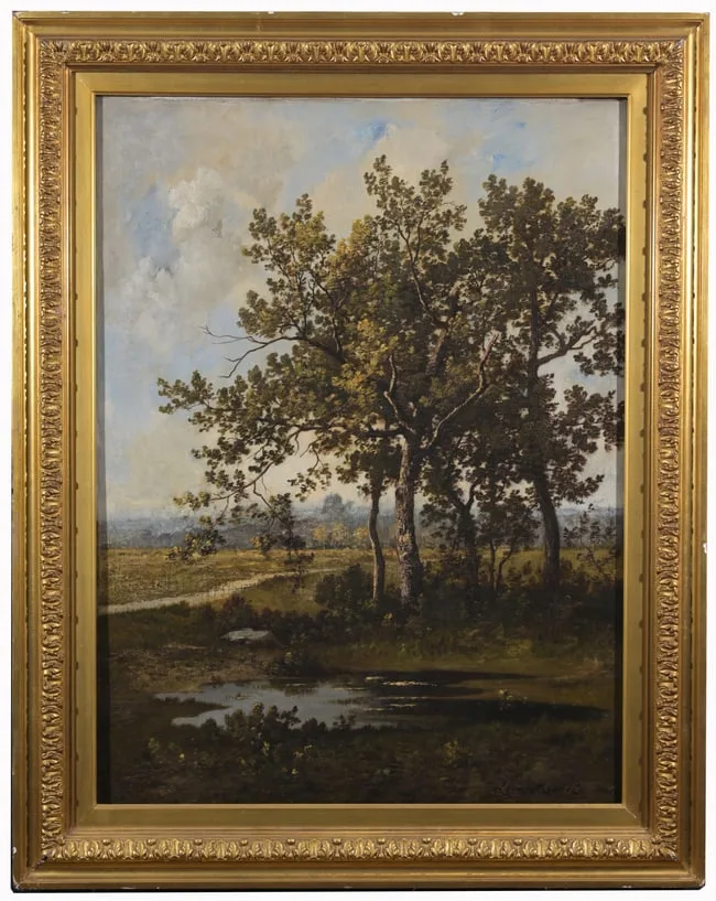 Untitled by Léon Richet, Oil on Canvas, sold Aug 2025