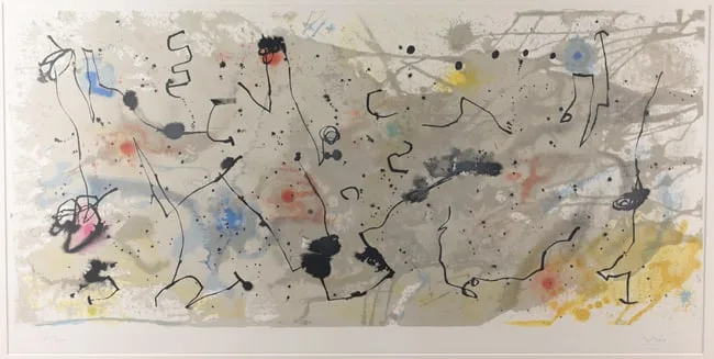 Graphismes by Joan Miró, 1960, Color Lithograph on Arches, sold Aug 2025