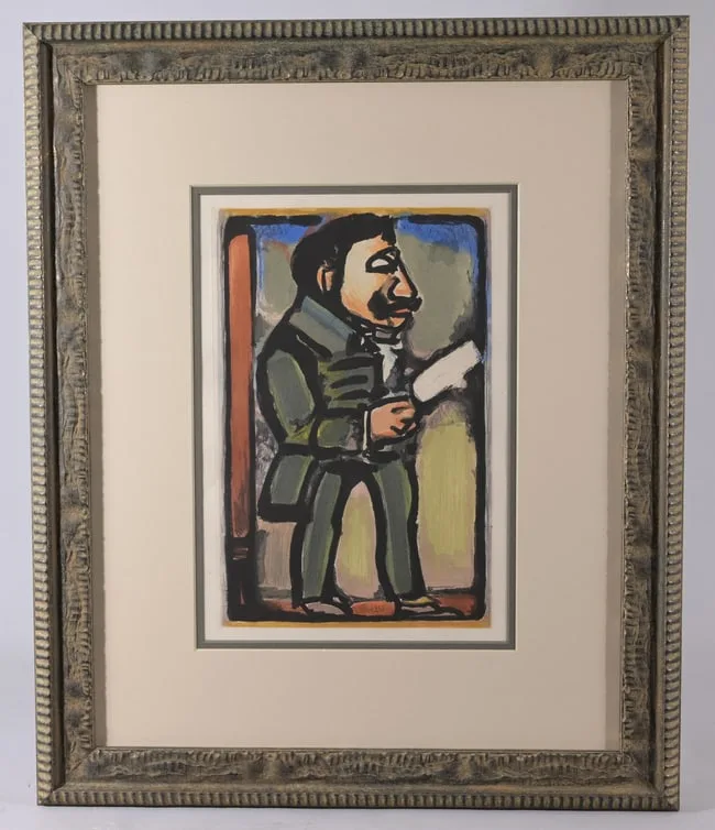 Georges Rouault, Professor Pieu, Membre de l'institut, Aquatint