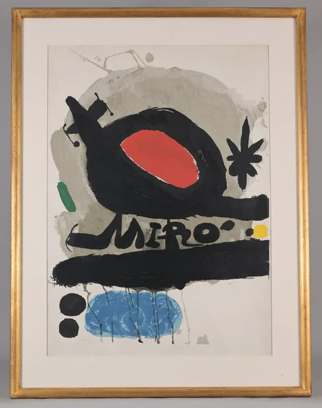 Untitled by Joan Miró, Lithograph, sold Aug 2025