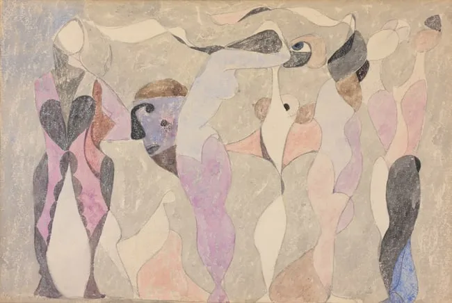 Untitled by Jacques Villon, Mixed media on Paper, sold Aug 2025