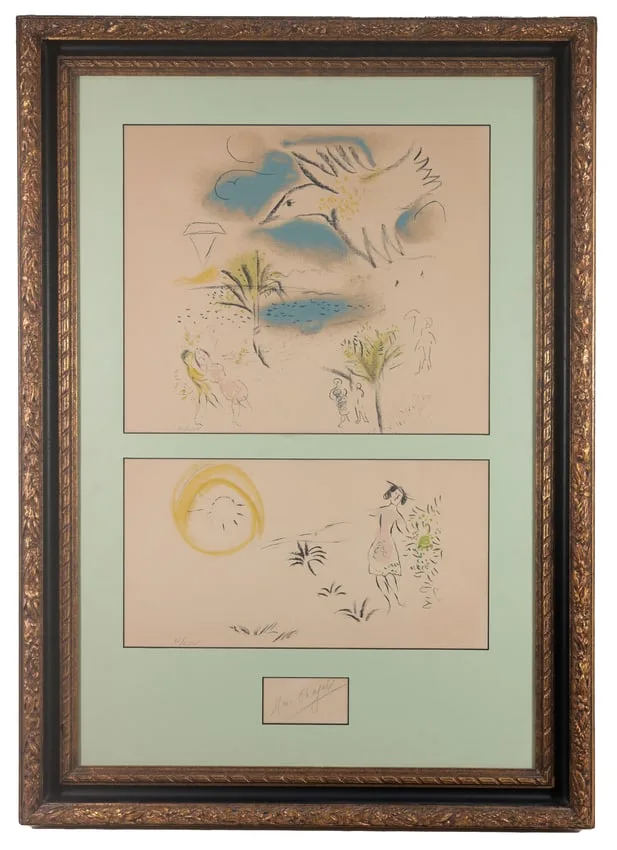 Untitled by Marc Chagall, lithographs, offered Aug 2025