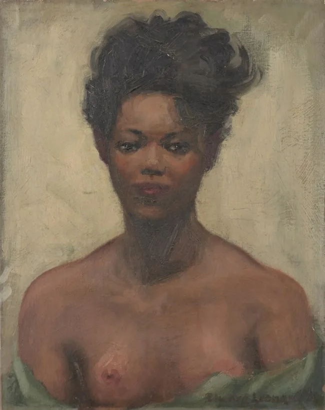 Untitled by Edward Leonard, Oil on canvas, sold Aug 2025