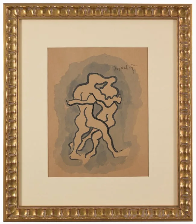Untitled by Jacques Lipchitz, Watercolor, sold Aug 2025
