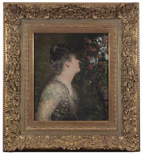 Untitled by François Namur, Oil on Canvas, sold Aug 2025