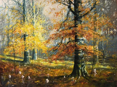 William Arnold Eyden, Untitled, Oil & Gouache