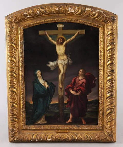 Jan Cossiers, Untitled, Oil on Wood