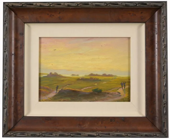 Untitled by Gustave Poetzsch, Oil on Board, sold Aug 2025