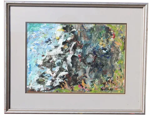 Thomas Koether, Untitled, Oil on Paper