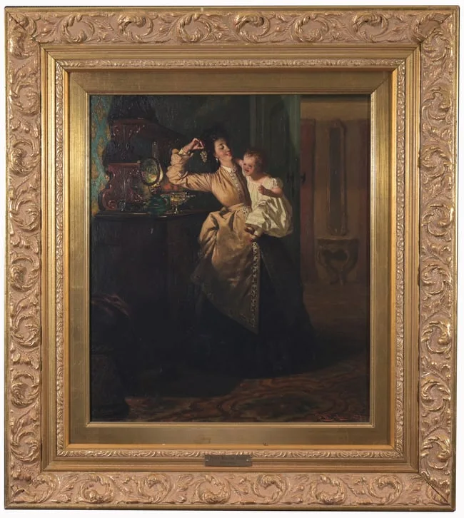 Peter Willem Sebes, Untitled, Oil on Wood