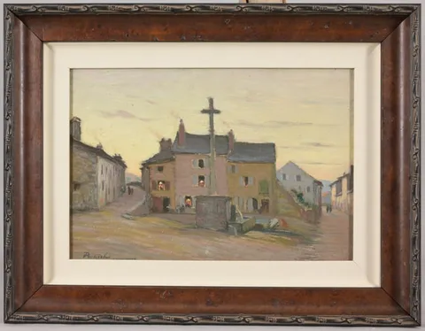 Gustave Poetzsch, Untitled, Oil on Board