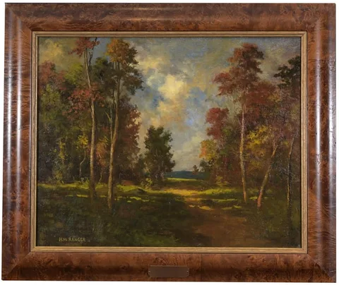 Henry Ward Ranger, Early Autumn Afternoon, Oil on Board