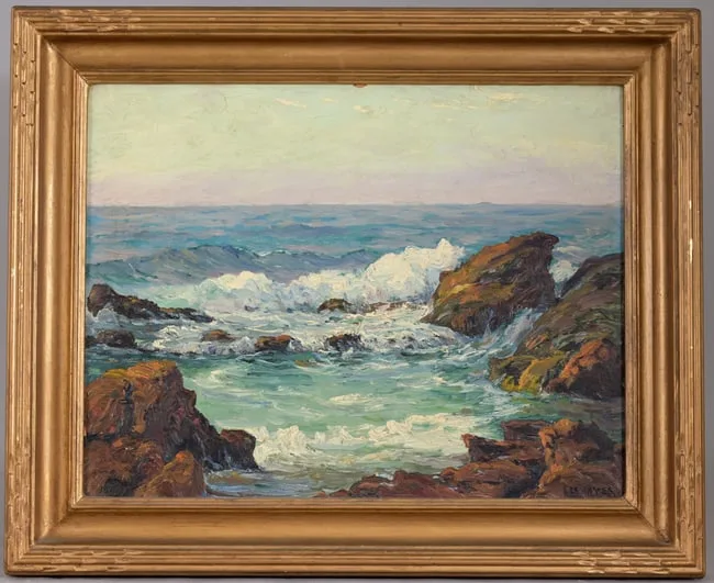 Untitled by Lee Hayes, Oil on Board, sold Sep 2025