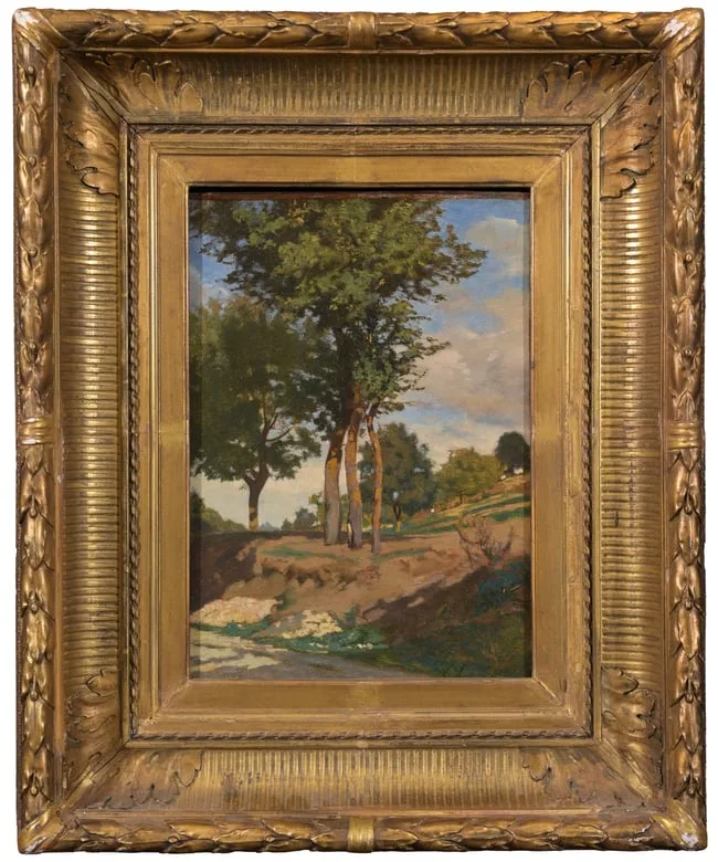 Untitled by Henri Harpignies, Oil on Canvas, sold Sep 2025