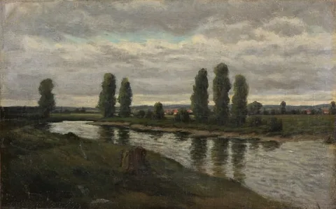 Untitled by Charles-François Daubigny, Oil on Canvas, sold Sep 2025