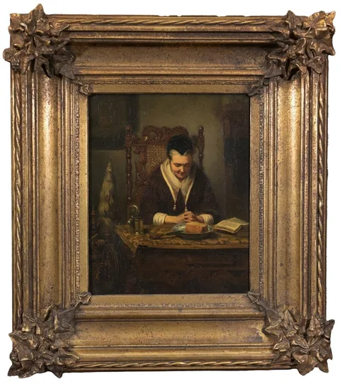 Anna Immerzeel, A Quiet Moment, Oil on Panel