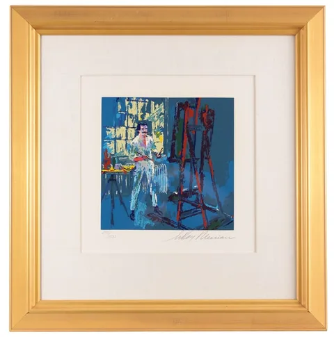 LeRoy Neiman, Self Portrait, Color Serigraph