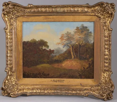 John Berney Crome, Untitled, Oil on Wood