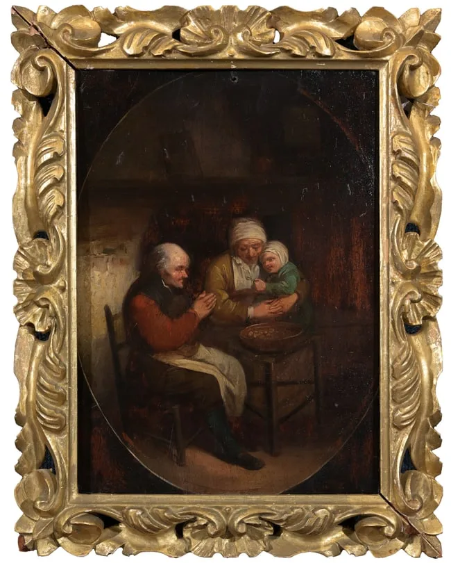 Untitled by Adriaen van Ostade, Oil on Mahogany Panel, offered Sep 2025