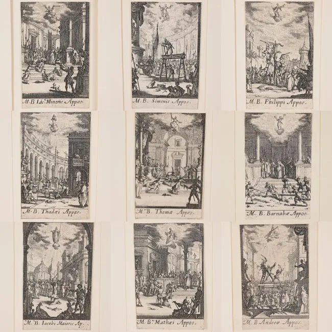 Untitled by Jacques Callot, 1632, etchings, offered Sep 2025