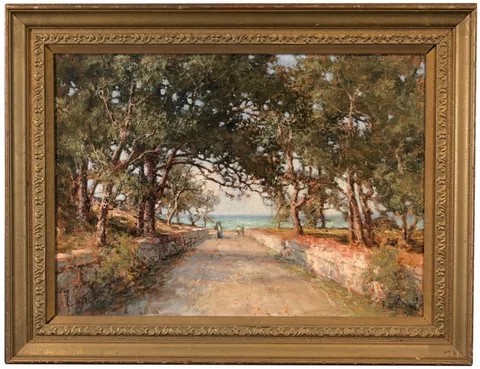 Camille Pissarro, Road to the North Shore, Bermuda, 1870, Oil on Canvas