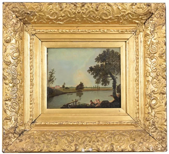 Untitled by Richard Wilson, Oil on Mahogany Panel, offered Sep 2025