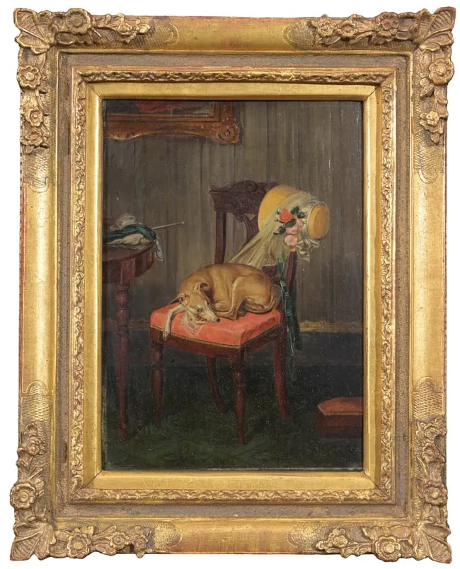 Untitled by Vincent De Vos, Oil on panel, sold Sep 2025