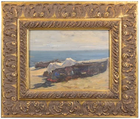 Raymond Woog, Untitled, Oil on Board