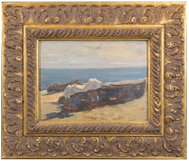 Untitled by Raymond Woog, Oil on Board, offered Sep 2025