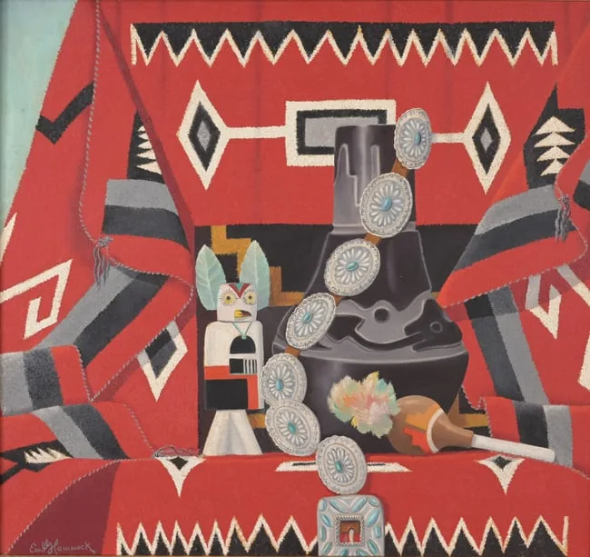 Untitled by Earl Hammock, Oil on Board, sold Sep 2025