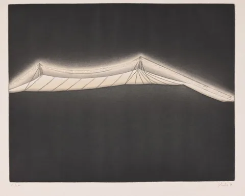 Jean Solombre, Untitled, Etching with Aquatint