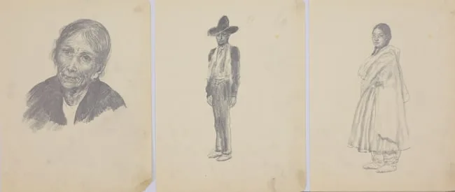 Untitled by Francis Luis Mora, Pencil on Paper, sold Sep 2025