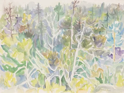 Untitled by Yolanda Fusco, watercolor, offered Sep 2025