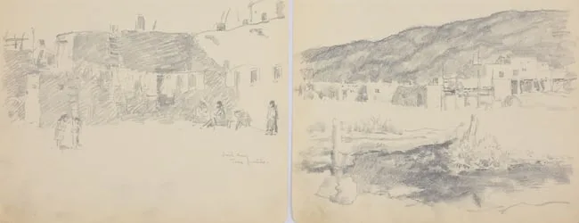 Untitled by Francis Luis Mora, Pencil on Paper, sold Sep 2025