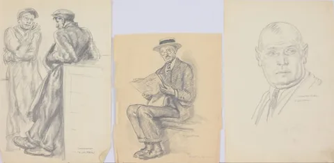 Francis Luis Mora, Untitled, Pencil on Paper